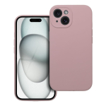 &Uuml;mbris Silikoon 2mm jaoks IPHONE 15 sand roosa