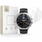Tech-Protect Glass Fit+ 2-pack karastatud klaas jaoks Samsung Galaxy Watch 8 Classic 46 mm - l&auml;bipaistev