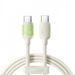 Joyroom S-A53 60W USB-C Kaabel - USB-C with fluorescent tip 1.2 m - beige