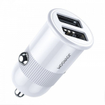 Car laadija Joyroom C-A06 2xUSB 3.1A valge