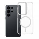 LENS MAG COVER Case compatible with MagSafe for SAMSUNG S26 white