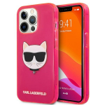 KARL LAGERFELD KLHCP13LCHTRP IPHONE 13 PRO / 13 6.1 "rožinis / rožinis dėklas GLITTER CHOUPETTE FLUO