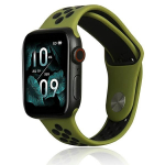 Beline Dirželis Apple Watch Sport Silicone 38/40/41mm žalias/juodas