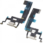 Flex jaoks iPhone XR jaoks charging connector koos microphone Valge ORG