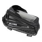 WILDMAN reisikott jalgratta raamile lukuga, 1,2L (4 "- 7"), ES10, must