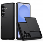 AMORUS &uuml;mbris liugkaardihoidikuga mudelile Samsung Galaxy A57 5G &ndash; must