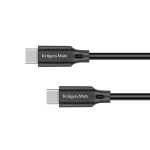 Kruger&Matz Basic USB-C&ndash;USB-C kaabel, 100 W, 1 m
