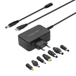 Kruger&Matz universaalne toiteadapter Power Delivery ja 7 otsikuga, 65 W