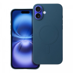 Dėklas Silicone Mag Cover (big hole) (MagSafe) skirtas iPhone 16 Plus mėlynas