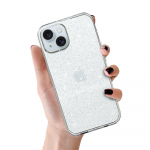 Crystal Glitter &Uuml;mbris jaoks Iphone 15 H&otilde;bedane