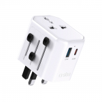 SBS TEADAPTUSBTCUNI USB-C USB-A Universal Travel Adapter - White