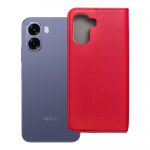 Klappkaanega Smart Case Book &uuml;mbris Oppo A6x jaoks, punane