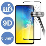 TEMPRED GLASS PREMIUM 9D FULL GULUE XIAOMI REDMI NOTE 9 5G juodas