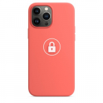 Dėklas "Silicone Case" skirtas iPhone 13 Mini / Pink Pomelo / su įpakavimu