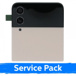 LCD ekranas suderinamas su Samsung F721 Z Flip4 (OUTER) su rėmeliu / Rožinis auksas / (Service Pack)