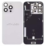 Galinis dangtelis suderinamas su iPhone 16 Pro Max / White Titanium / (visos dalys įtrauktos) / OEM