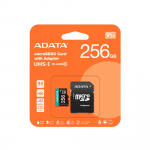 Micro SDXC m&auml;lukaart ADATA 256GB UHS-I adapteriga