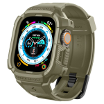 Spigen Rugged Armor Pro - rihm koos &uuml;mbrisega Apple Watch Ultra 49 mm (Vintage Khaki)
