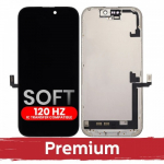 Ekranas skirtas iPhone 17 juodas (SOFT OLED / Stable 120Hz / Premium) *Removable IC*