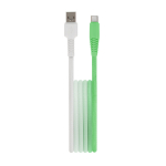 Setty cable USB - USB-C 1,5 m 3A KGA-C-1.5320 mint-valge gradient