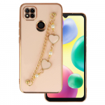 Trend dėklas telefonui Xiaomi Redmi 10A dizainas 3 &scaron;viesiai rožinis