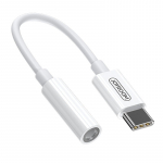 Joyroom SH-C1 headphone mini jack 3.5 mm (female) / USB-C (male) adapter - valge