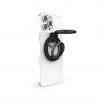 STM MagLoop 3-in-1 MagSafe'i tarvik iPhone'ile: s&otilde;rmeaas, tugijalg ja pudeliavaja, must