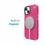 Speck Presidio2 Grip MagSafe &uuml;mbris seadmele iPhone 14 Plus, libisemiskindla haardega, Digital Pink / Blossom Pink / White v&auml;rvikombinatsioon