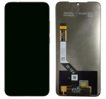 Ekranas Xiaomi Redmi Note 7 su lietimui jautriu stikliuku ir rėmeliu Black originalus (service pack)