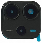 Xiaomi Redmi Note 14 4G kameros stikliukas su rėmeliu Black ORG