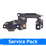 Charging Port &Uuml;hildub Huawei P30 Koos Flex / Plata 100% Original (Service Pack)