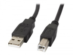 Lanberg USB-A M USB-B M 2.0 laidas 1.0m