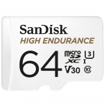 SanDisk High Endurance m&auml;lukaart 64 GB MicroSDXC UHS-I Class 10