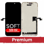 Ekranas skirtas iPhone 16 Pro Max juodas (SOFT OLED / Stable 120Hz / Premium) *Removable IC*