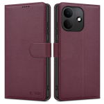Tech-Protect Wallet &uuml;mbris Xiaomi Redmi Note 17 Pro 5G jaoks, bordoopunane