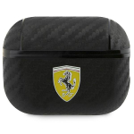 Ferrari FESAP2CABK AirPods Pro 2 cover must/must jaoks Track PU Carbon