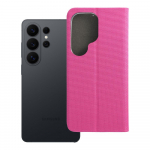 SENSITIVE knyginis dėklas telefonui SAMSUNG S26 Ultra &scaron;viesiai rožinis