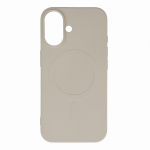 Liquid Silicone &Uuml;mbris MagSafe jaoks iPhone 16 - beige
