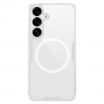 Nillkin Nature TPU Pro Magnetic &Uuml;mbris with MagSafe jaoks Samsung S25 - valge