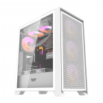 Darkflash DRX70 MESH computer &uuml;mbris (valge) + 4 RGB fans