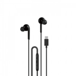 Dudao X3C+ juhtmega USB-C in-ear k&otilde;rvaklapid 1.2m - must