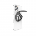 STM MagLoop 3-in-1 MagSafe'i tarvik iPhone'ile: s&otilde;rmeaas, tugijalg ja pudeliavaja, hall