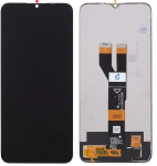 Ekranas Realme C11/C21/C20 4G (2021) su lietimui jautriu stikliuku Black ORG