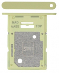 SIM kortelės laikiklis Samsung A155 A15 4G Yellow originalus (service pack)