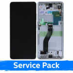 LCD-ekraaniga &uuml;hilduv Samsung G998 S21 Ultra raamiga / Phantom Silver / (Service Pack) + AKU KAASAS