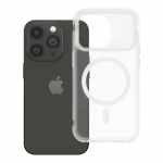 Case for iPhone 14 PRO Aurora compatible with MagSafe white