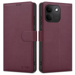 Tech-Protect Wallet &uuml;mbris Xiaomi Redmi Note 17 Pro Max 5G jaoks, bordoopunane