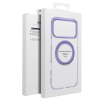 Case for Xiaomi Redmi 17 4G / 5G Frame Circle Stand compatible with MagSafe purple