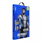 5D Mr. Monkey apsauginis stiklas &ndash; Samsung Galaxy S25 Edge juodas (Strong Privacy)