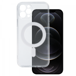 TEL PROTECT MagSilicone &Uuml;mbris jaoks Iphone 12 Pro L&auml;bipaistev